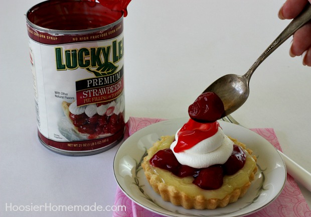 Lemon Strawberry Tartlets | Recipe on HoosierHomemade.com