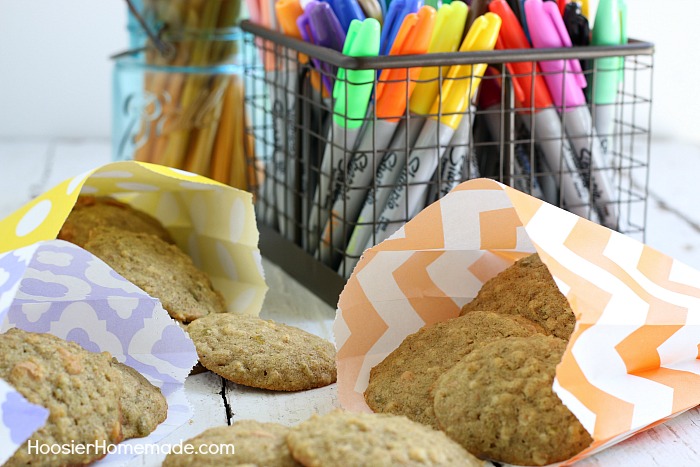 LENTIL COOKIES -- You will never believe that these cookies have healthy lentils in them! These healthy cookies have oats, peanut butter chips, whole wheat flour and are filled with GOODNESS!