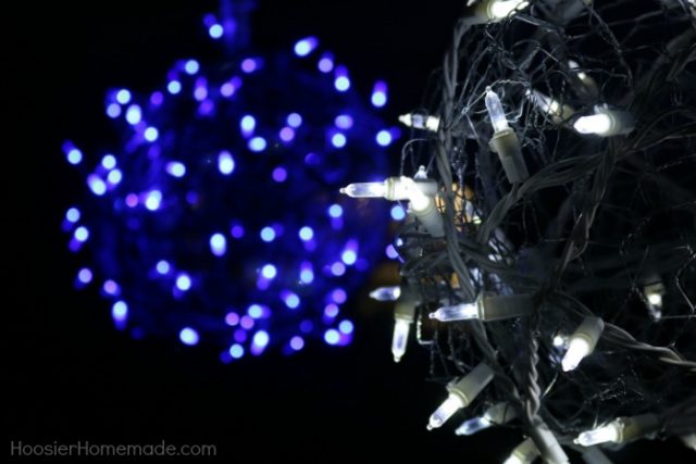 How To Make Christmas Light Balls Holiday Inspiration Hoosier Homemade