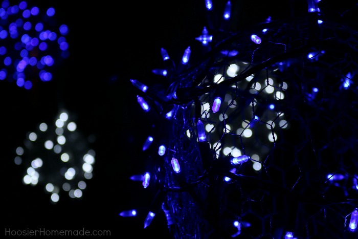 Learn how to make Christmas Light Balls