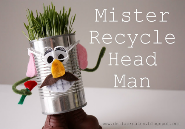 Recycled Head Man