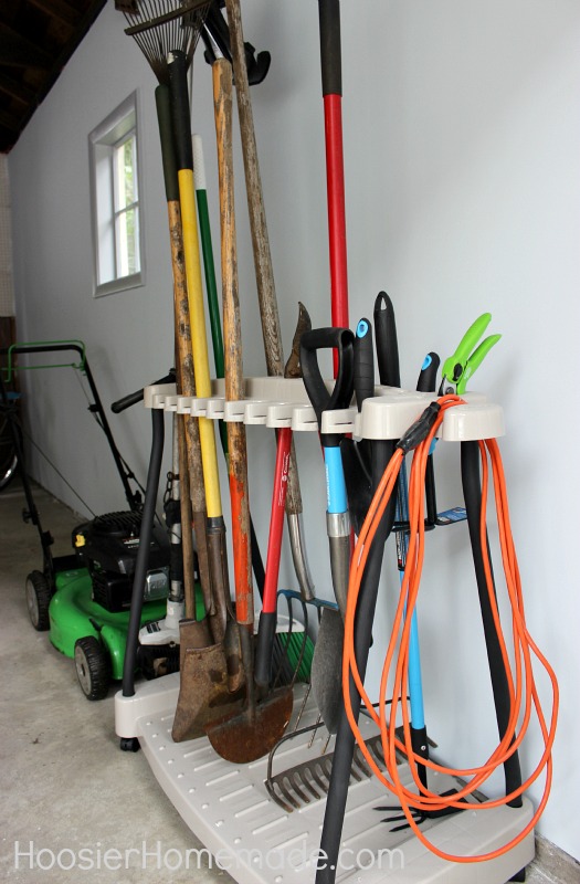 Man Cave: Garage Organizing on HoosierHomemade.com