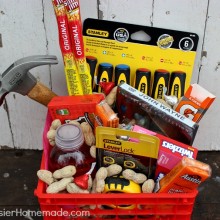 Valentine's Day Love Bucket for your Man :: HoosierHomemade.com