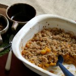 Mango Crisp with Almonds