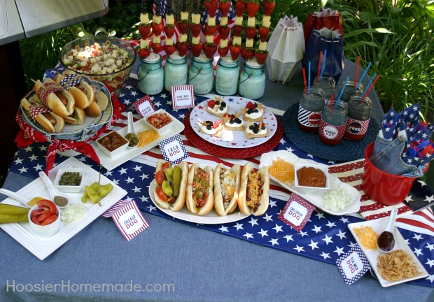 Memorial Day Cook-Out Printables | FREE on HoosierHomemade.com