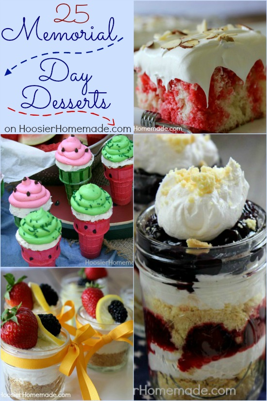Memorial Day Desserts | on HoosierHomemade.com