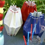 Memorial Day Party Paper Lanterns:: HoosierHomemade.com