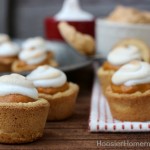 Mini Pumpkin Mousse Pie with Meringue :: Recipe on HoosierHomemade.com