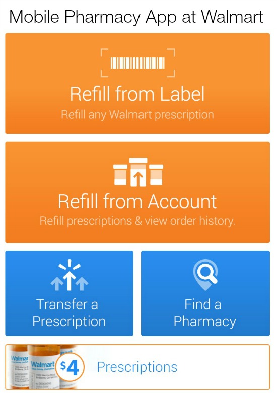 Mobile Pharmacy App at Walmart