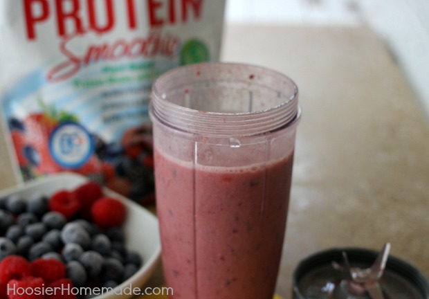 Healthy Protein Smoothie | HoosierHomemade.com