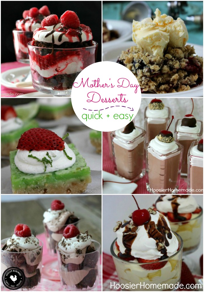 It's time to show Mom how much she means to you! Whip up one of these delicious Mother's Day Dessert Recipes including Cakes, Pies, Cupcakes, Desserts and No Bake Treats! Be sure to save the recipes by pinning to your Recipe Board!
