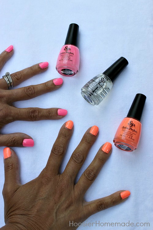 Summer Nails with Salon Perfect :: HoosierHomemade.com