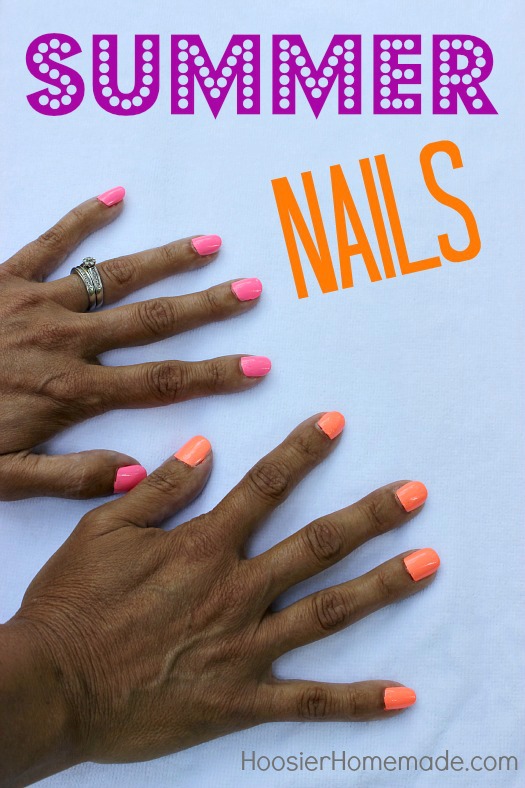 Summer Nails with Salon Perfect :: HoosierHomemade.com