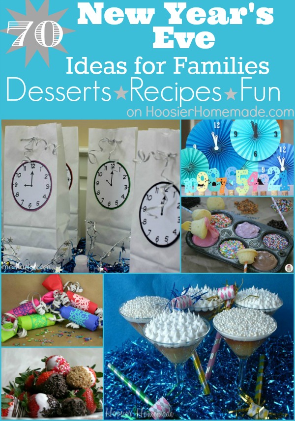 Ring in the New Year with these New Year's Eve Desserts, Recipes and Fun for ALL ages! Pin to your Party Board!