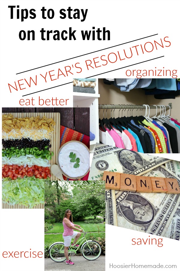 Tips to stay on track with your New Year's Resolutions