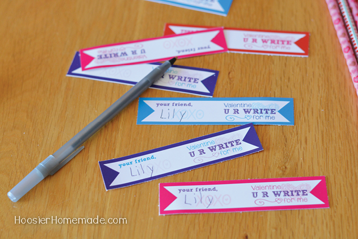 Easy No Candy Valentine: Valentine Pencils {with free printable} - Keeping  it Simple