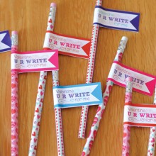 Printable Pencil Toppers for Classroom Party
