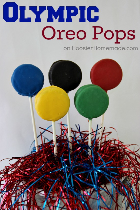 Olympic Oreo Pops | Instructions on HoosierHomemade.com