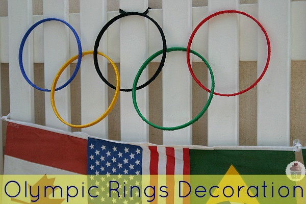 DIY Olympic Ring Crayon Party Favors