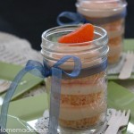 Orange Creamsicle Cupcakes in a Jar :: Recipe on HoosierHomemade.com