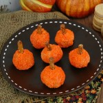 Gingerbread Pumpkin Bites Recipe :: HoosierHomemade.com