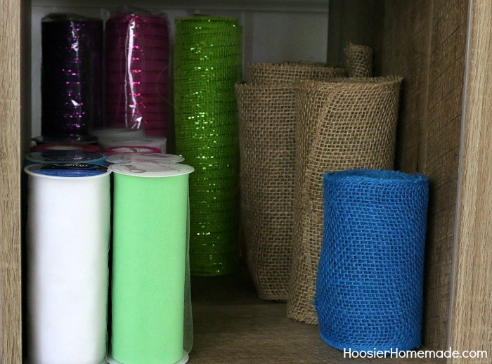 Organizing Craft Supplies