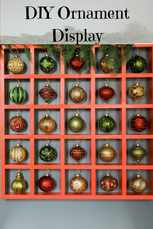 DIY ornament display