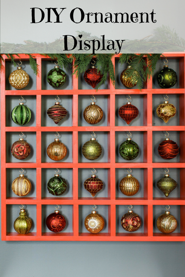 DIY Christmas Ornament Display 100 Days of Homemade Holiday