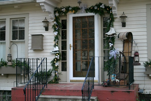 Front Porch Christmas Decorations