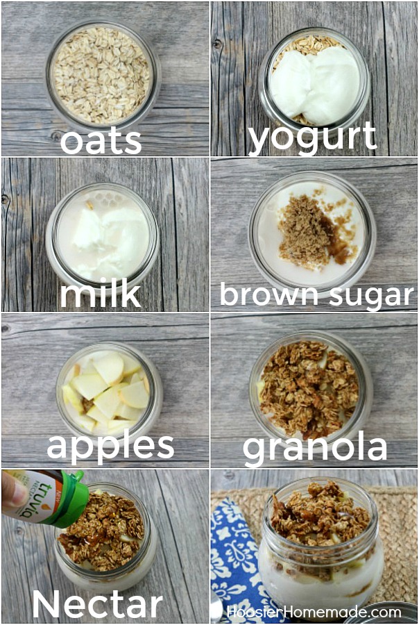 OVERNIGHT OATS -- Make breakfast quick and healthy with these overnight oats recipes - 4 ways! 