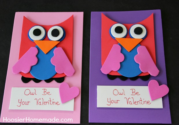 Valentine's Day Kids' Craft and Gift Basket | Instructions on HoosierHomemade.com