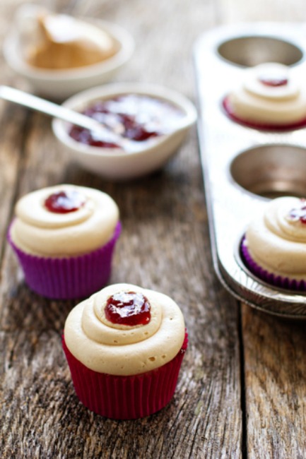 PB&J Cupcakes