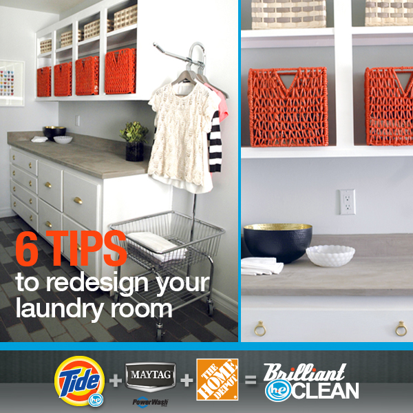 P&G THD Tide Maytag Laundry Room Tips