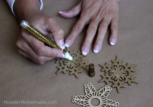 Painted Snowflakes