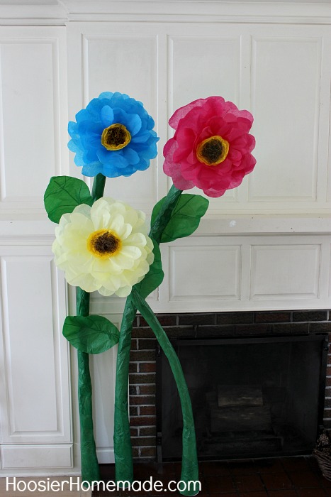 How to make Tissue Paper Flowers - Hoosier Homemade