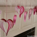 Valentine's Day Craft: How to make Paper Hearts:: Instructions on HoosierHomemade.com