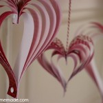 Valentine's Day Craft: How to make Paper Hearts:: Instructions on HoosierHomemade.com
