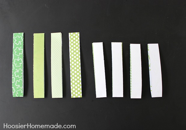 St. Patrick's Day Craft: How to make Paper Shamrocks :: Instructions on HoosierHomemade.com