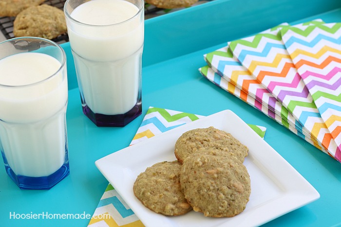 LENTIL COOKIES -- You will never believe that these cookies have healthy lentils in them! These healthy cookies have oats, peanut butter chips, whole wheat flour and are filled with GOODNESS! 