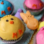 Peeps Cupcakes :: Instructions on HoosierHomemade.com