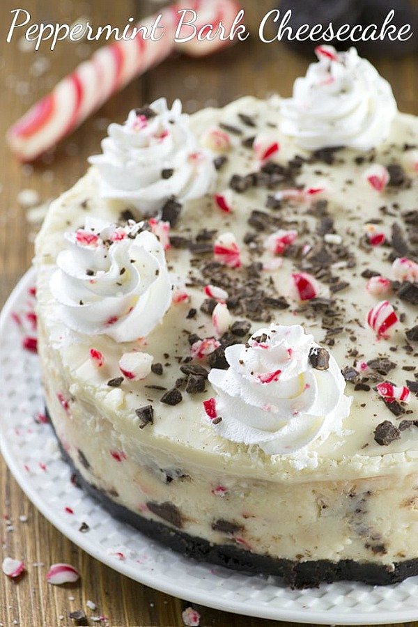 Peppermint Bark Cheesecake