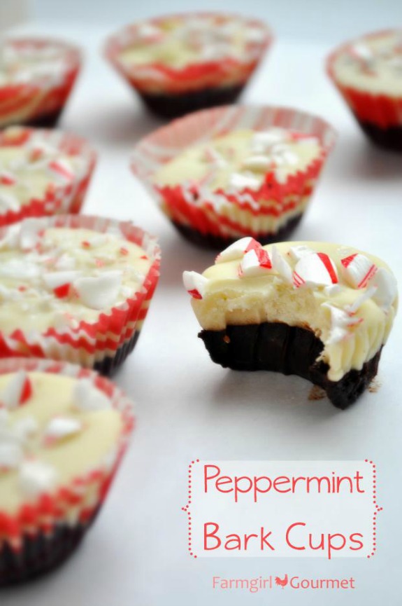Perfect for a cookie exchange or to give as gifts, these Peppermint Bark Treats only have 5 simple ingredients! Pin to your Recipe Board!