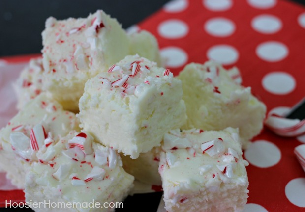 Peppermint Fudge | Recipe on HoosierHomemade #KraftRecipes