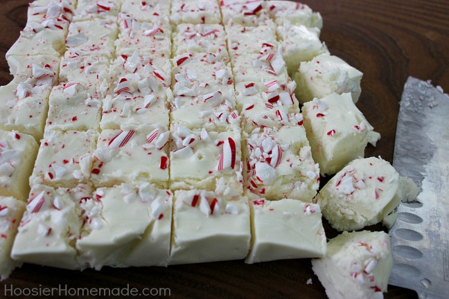 Peppermint Fudge | Recipe on HoosierHomemade #KraftRecipes