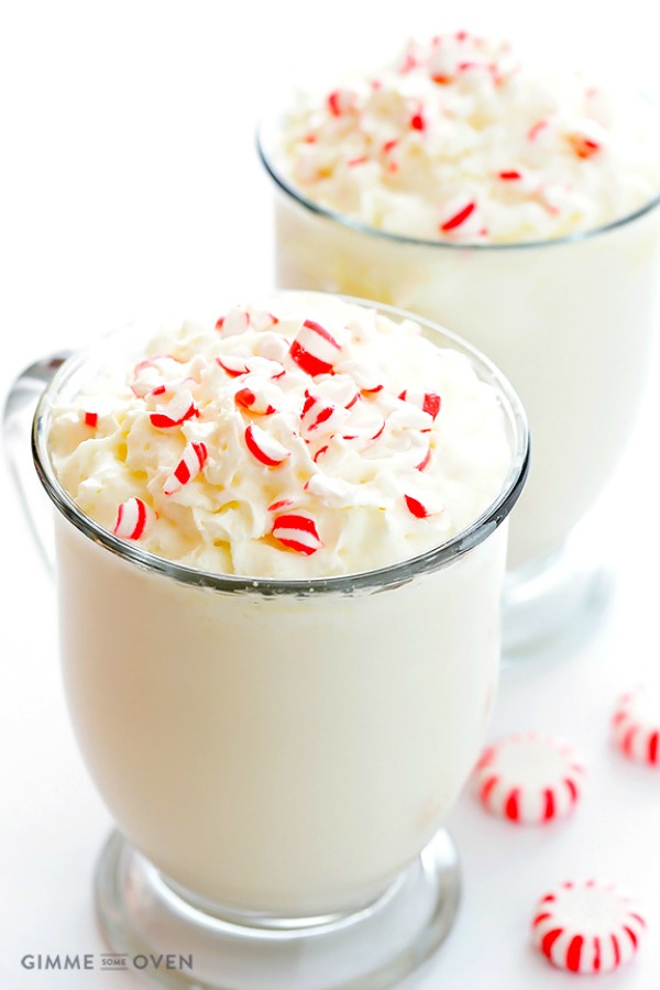 Peppermint White Hot Chocolate