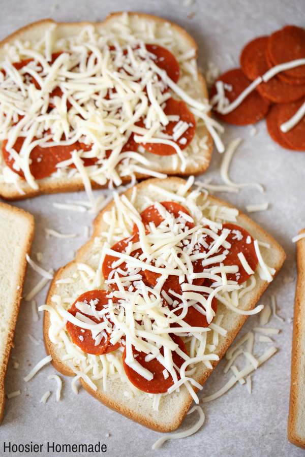 Pepperoni Pizza Grilled Cheese