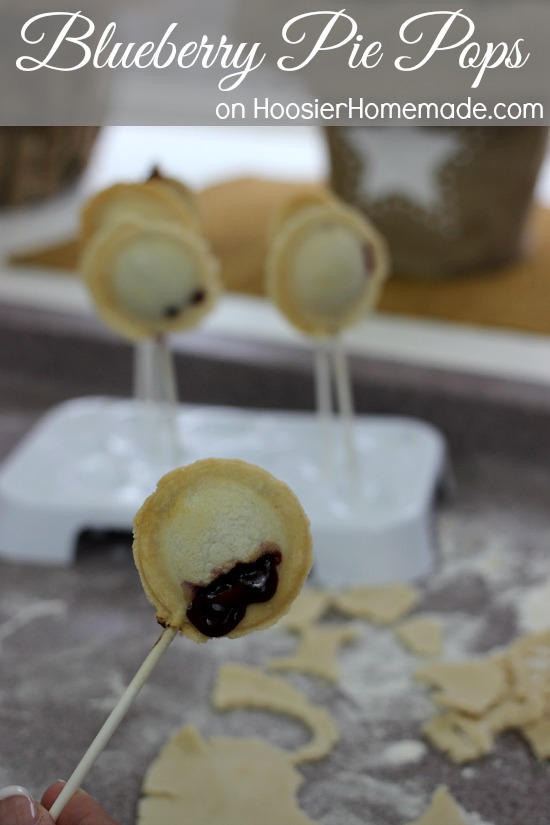 Blueberry Pie Pops | Recipe on HoosierHomemade.com