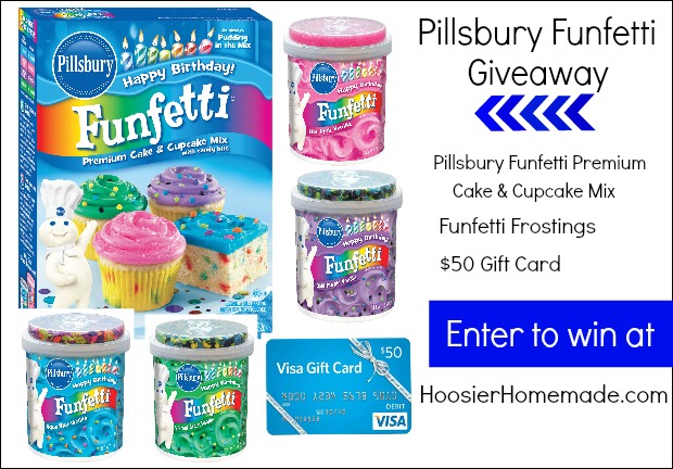 Pillsbury Funfetti Giveaway :: Enter on HoosierHomemade.com