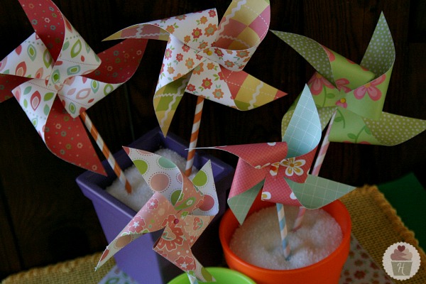 Paper Pinwheels Craft - Typically Simple