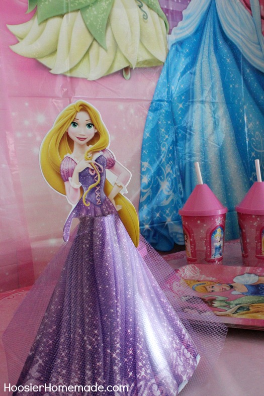 Princess Party with Cupcakes and Decorations :: on HoosierHomemade.com